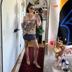 Y2K long sleeve top